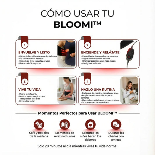 FAJA DE LUZ ROJA SLIMORA REAFIRMANTE ABDOMINAL